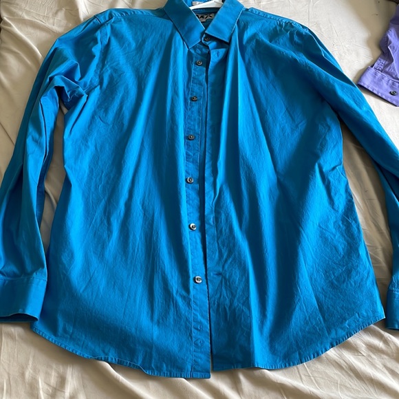 Blue Express button down - Picture 3 of 3